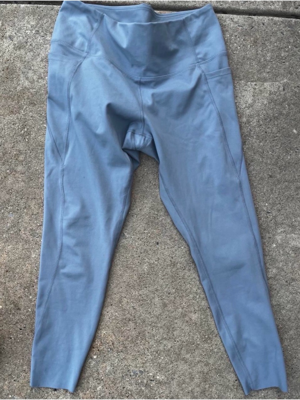 Danskin Dusty Blue High-Waist Performance Leggings